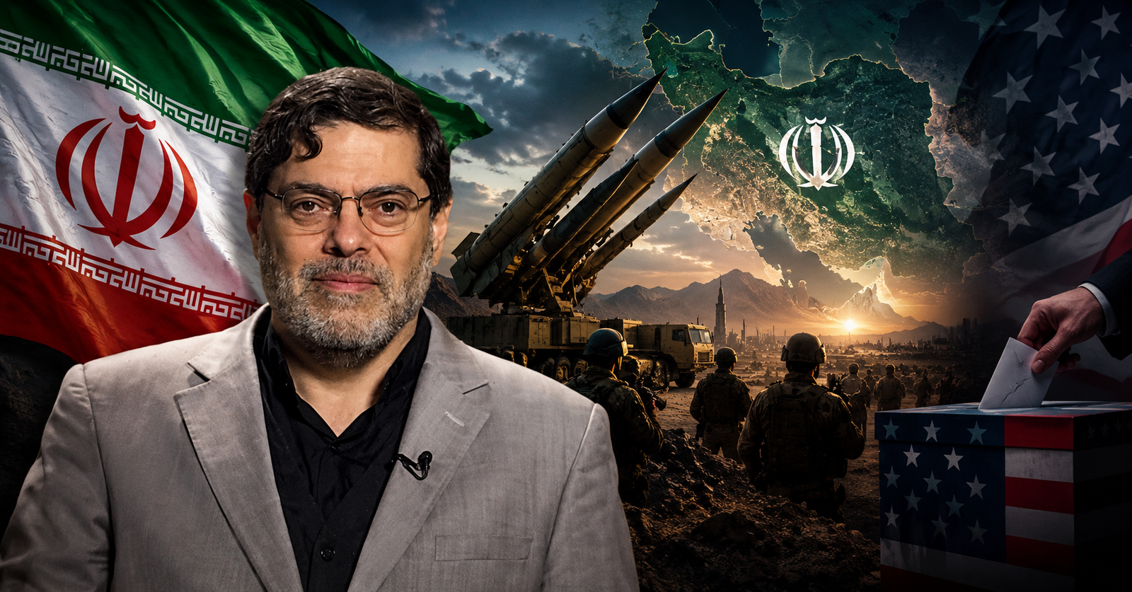 Ilustrasi analisis Prof. Mohammad Marandi mengenai kesiapan strategis Iran menghadapi konflik kawasan.