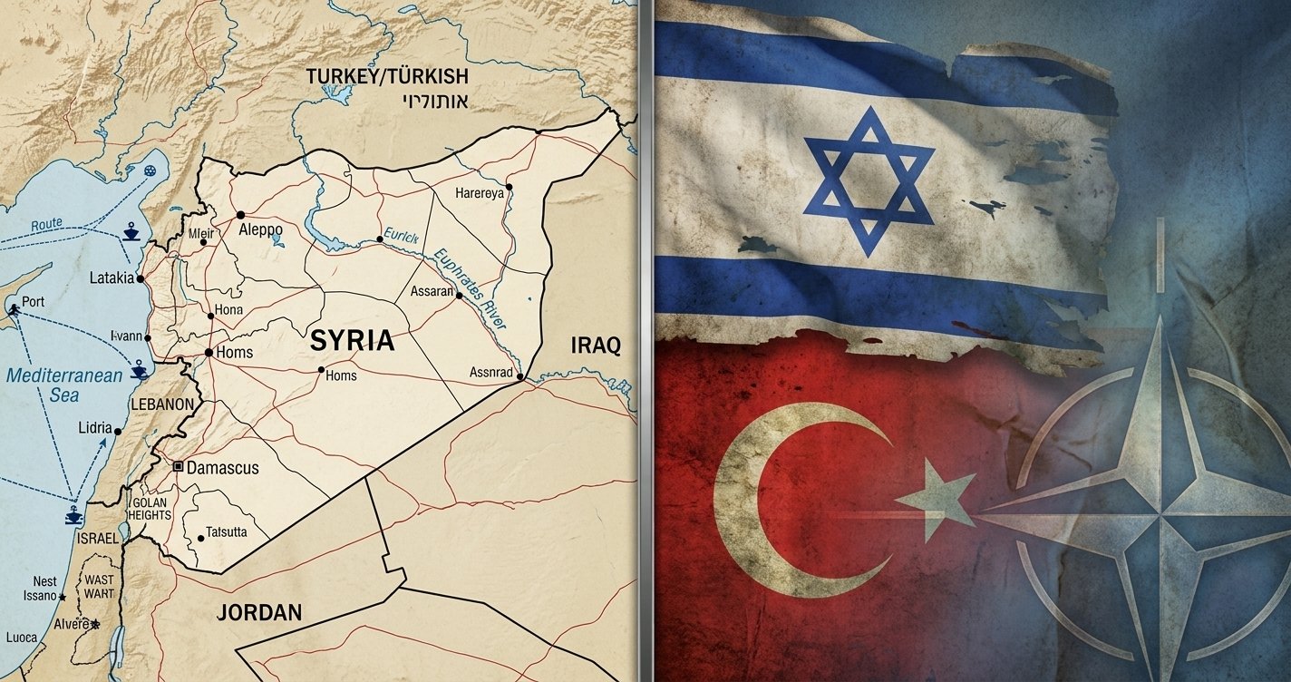Ilustrasi potensi ketegangan militer antara Israel dan Turki di tanah Suriah.