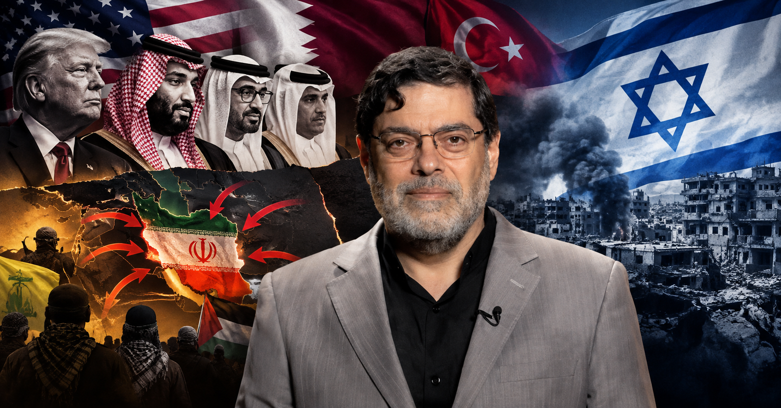 Profesor Mohammad Marandi saat diwawancarai Al Mayadeen membahas Poros Perlawanan dan narasi geopolitik Teluk.
