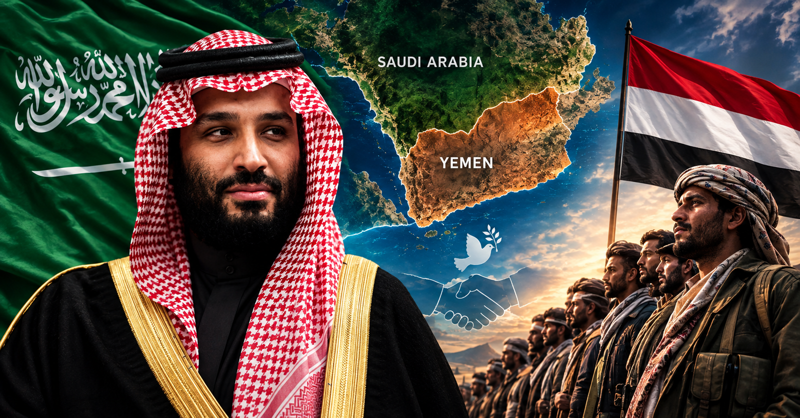 Putra Mahkota Arab Saudi Mohammed bin Salman dalam liputan tawaran gencatan senjata kepada Ansarallah Yaman.